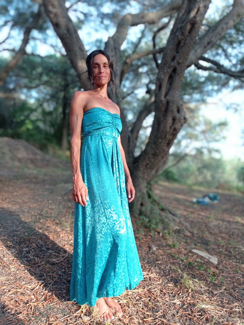 Saraswati Dress - Turquoise