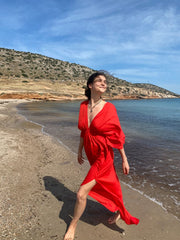 Vestido Mágico - Rojo Escarlata