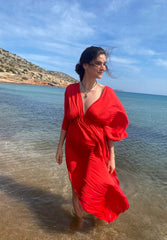 Vestido Mágico - Rojo Escarlata