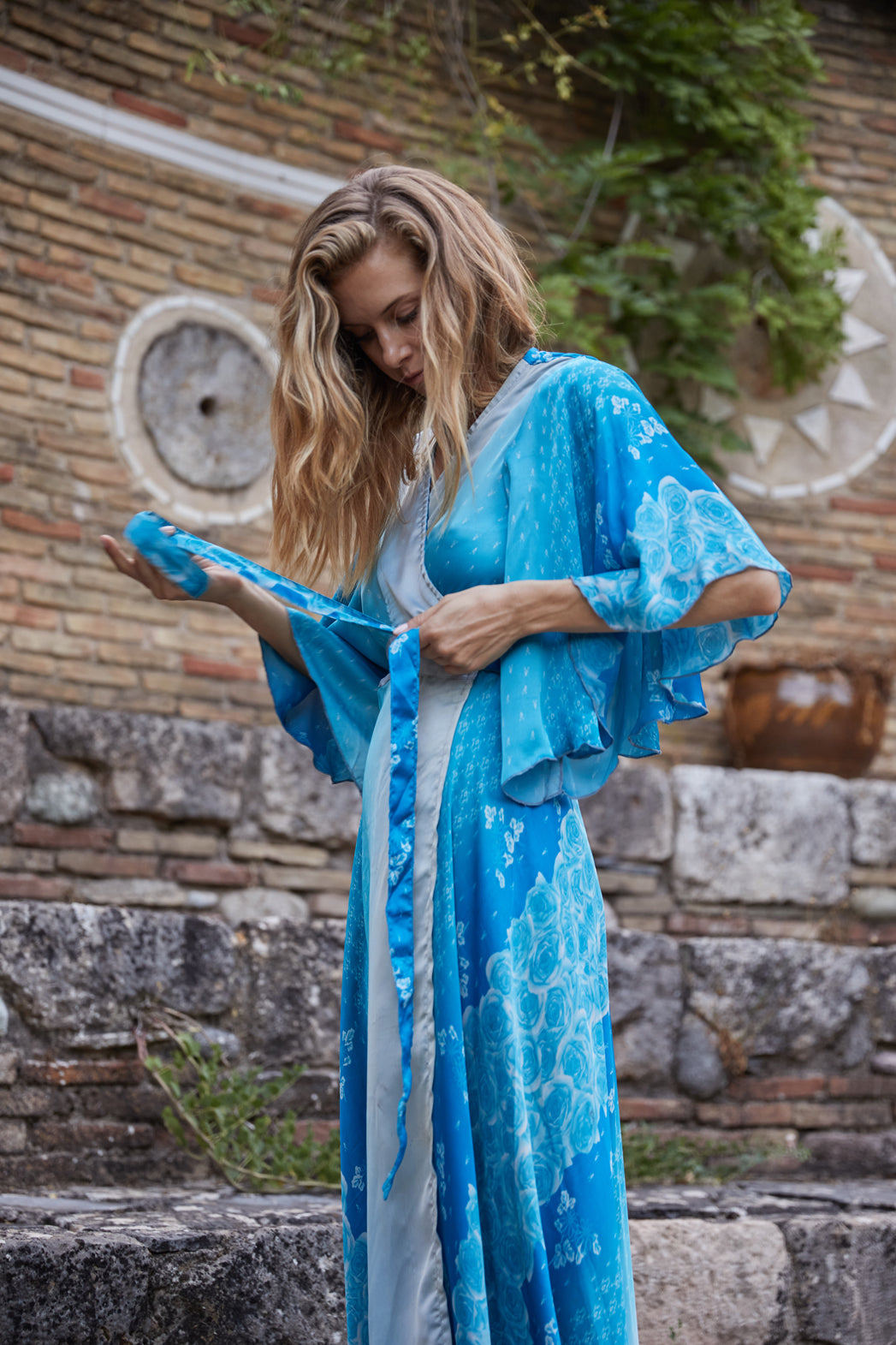 Sirena Azul Kimono / Wrap dress