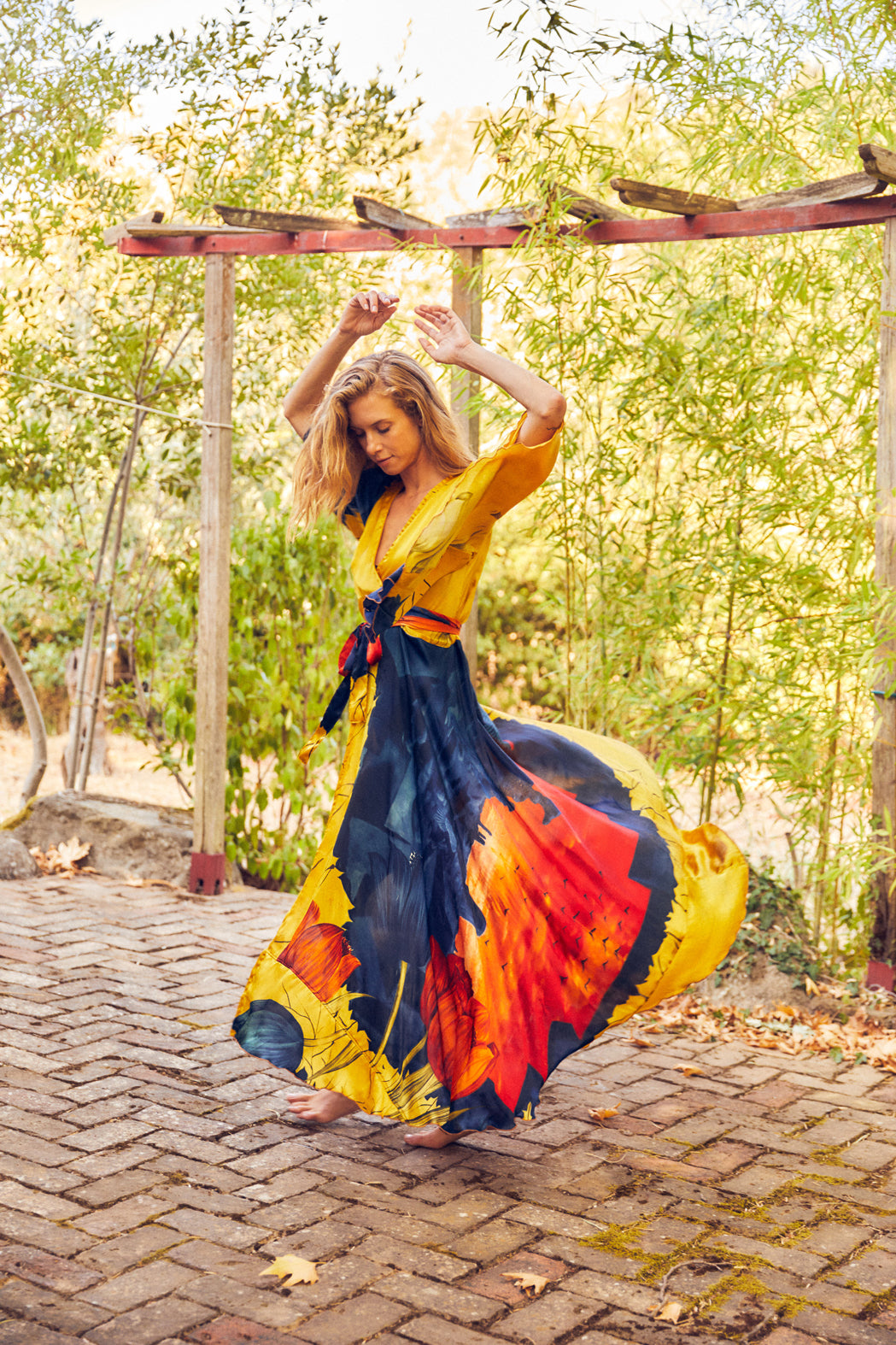 Sunset Dream Kimono/ Wrap dress