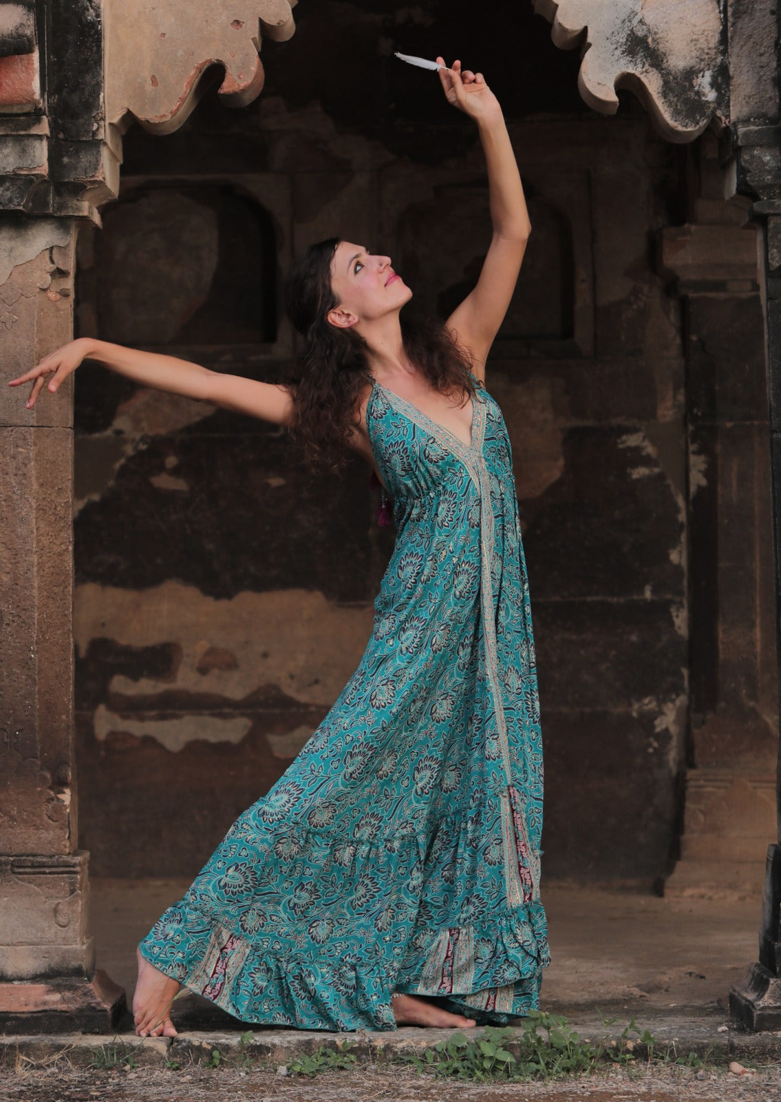 Hera Dress_ Turquoise