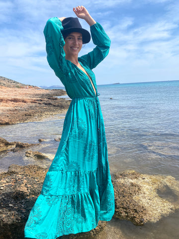 Vestido Mágico - Verde Esmeralda
