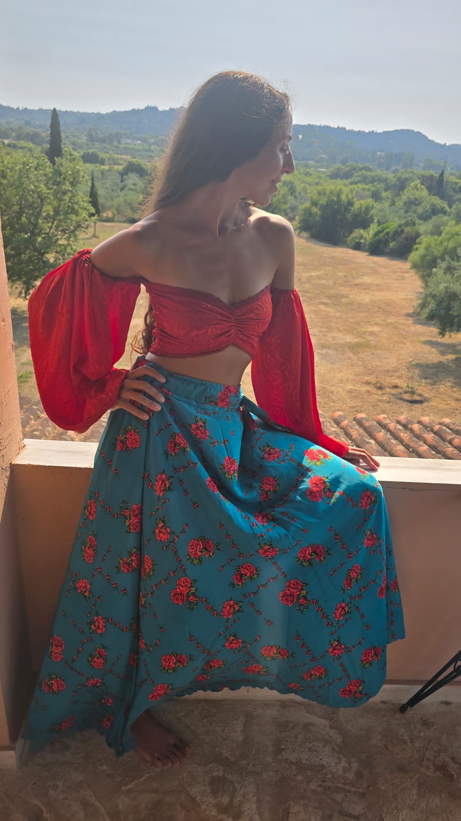 Rose SET- Skirt and top
