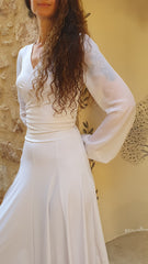 SET - White Lycra Sufi Set