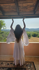 White~Ritual wrap dress
