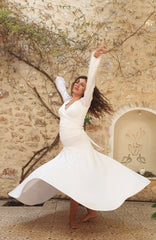 SET - White Lycra Sufi Set