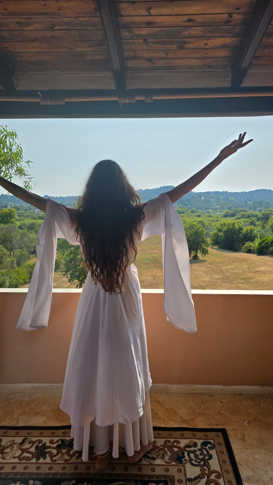 White~Ritual wrap dress