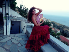 Gypsy Skirt Unique - Red