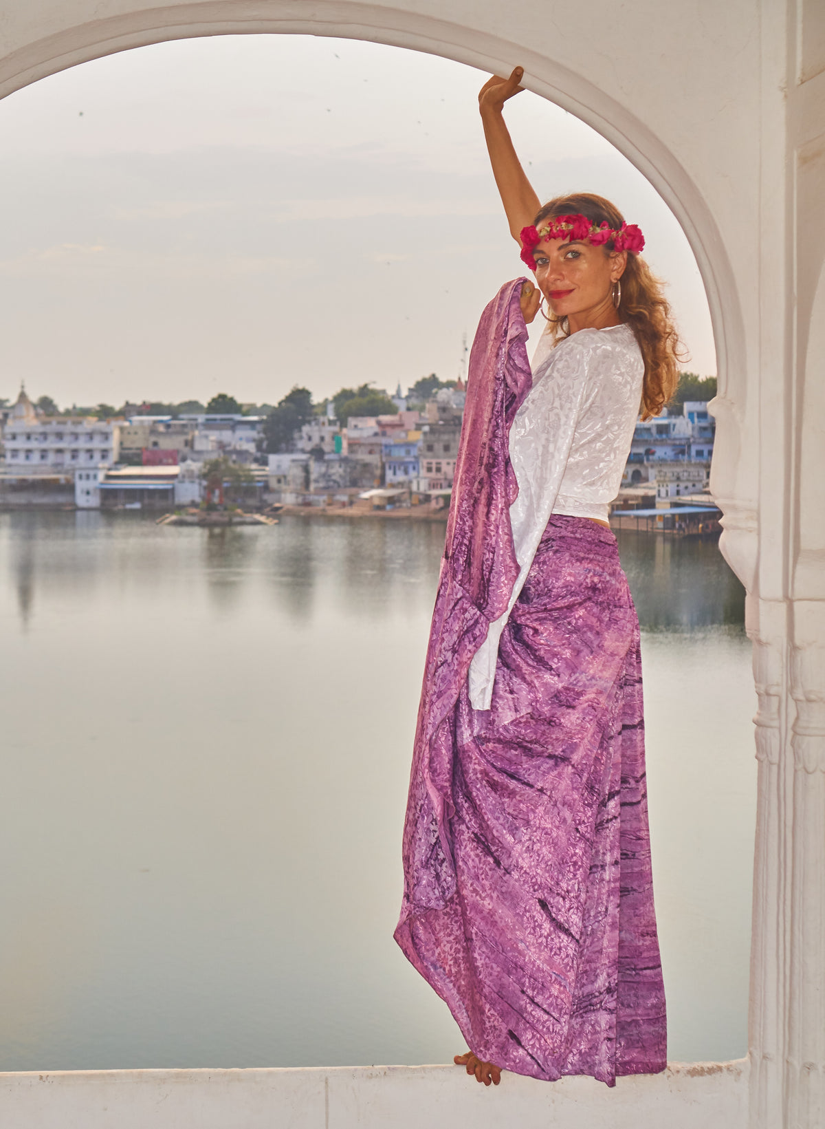 Saraswati Skirt - Purple